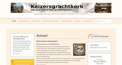 Desktop Screenshot of keizersgrachtkerk.nl