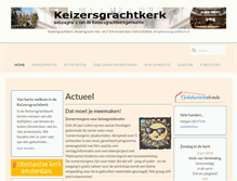 Tablet Screenshot of keizersgrachtkerk.nl